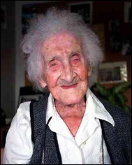 Madame Calment vid 120 års ålder