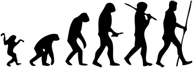 Felaktig bild av människans evolution