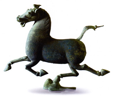 Bronshäst från Handynastin
