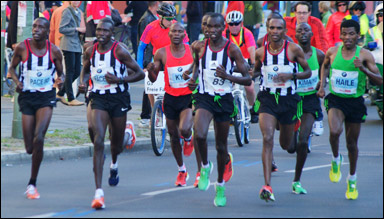 Maratonloppet i Berlin 2011